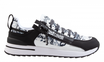 Just Cavalli 74QB3SD1 black print Sneaker