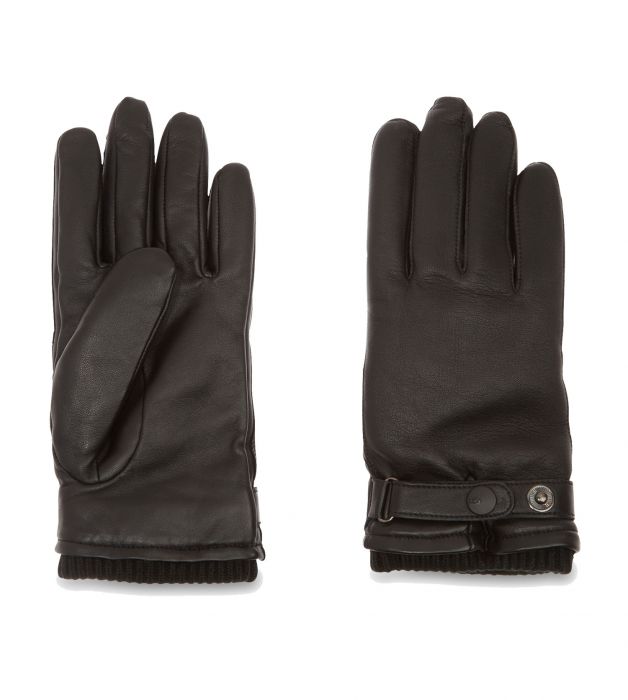 UGG Leather Glove zwart heren handschoen